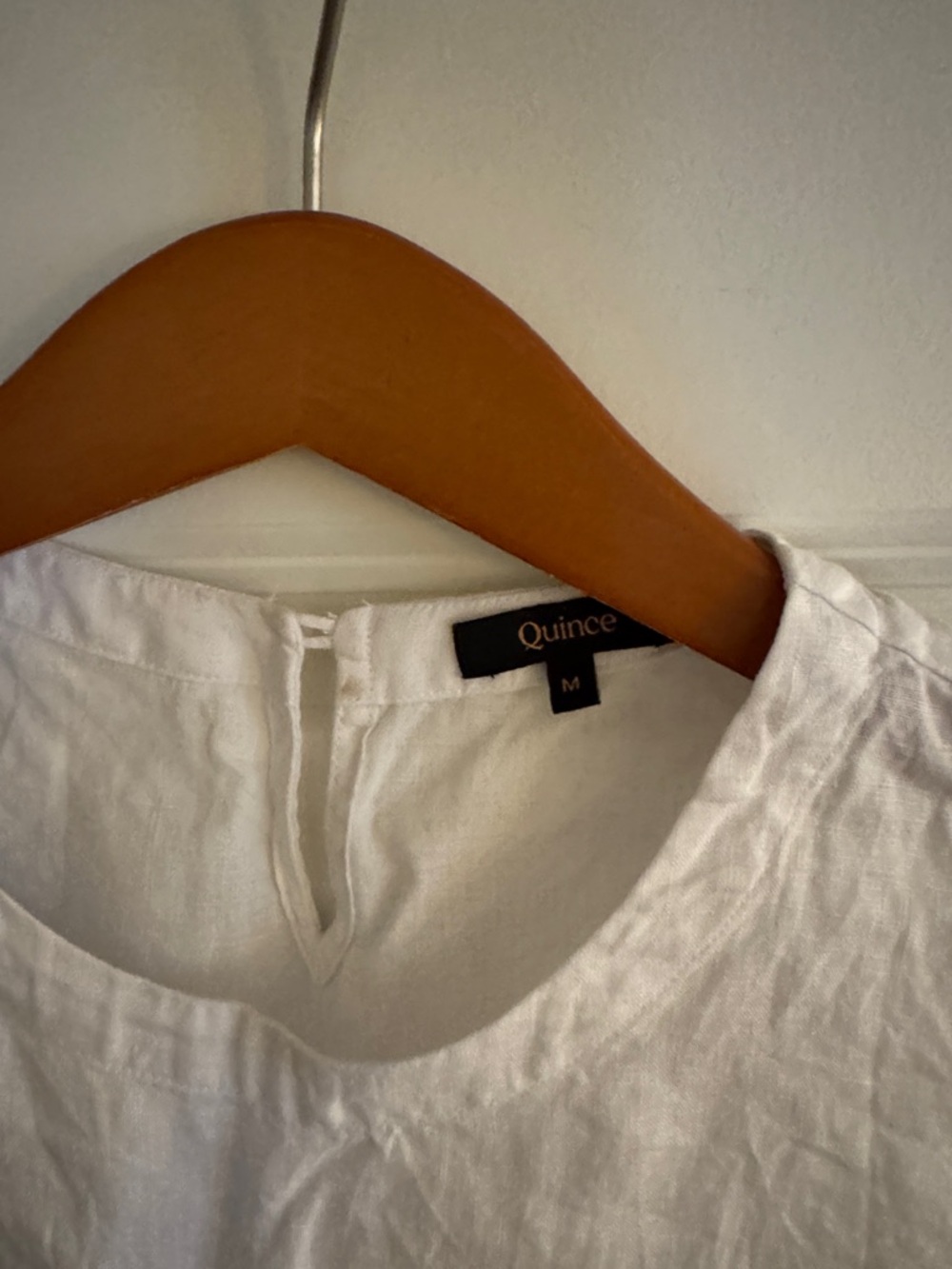 Quince White Sleeveless Linen Top - Picture 2 of 3